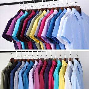 Unisex Workwear Shirt Bamboo Fiber Anti-Wrinkle Professional Business Formal Wear Short Sleeve Long Sleeve For Office Commuter - Product Image 3