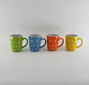 May 2020 ceramic cup initial mug speckled mug