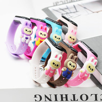 Jam Tangan Anak Kartun Warna-warni Layar Sentuh Jam Elektronik Anak LED Digital Gelang Hadiah Jam Tangan