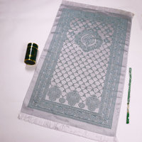 Ensemble de tapis de prière de haute qualité, cadeau, emballage de présentation exquis comprenant un journal de prière de qualité supérieure, tapis de prière