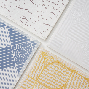 Nhà Sản Xuất Bán Hàng Trực Tiếp 595*595 7 8 9Mm Giá Rẻ Giá Thạch Cao PVC Gạch Trần - Product Image 1