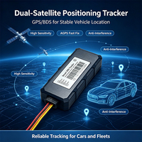 Traceur GPS Beidou 4G filaire pour véhicule avec détection d'allumage ACC, coupure à distance du carburant et de l'alimentation, et positionnement en temps réel 24h/24