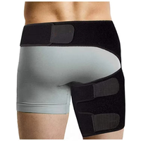 Ceinture de soutien unisexe personnalisée en nylon et élasthanne pour soulagement de la sciatique, avec enveloppe pour nerf sciatique et coussinet de hanche pour un confort optimal