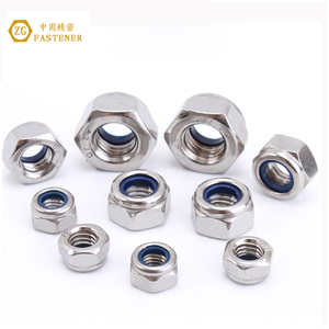 Đai Ốc Lục Giác Chèn Nylon Bằng Thép Không Gỉ DIN 982 Đai Ốc Nylock M8 M10 M12 Nhà Sản Xuất DIN982 - Product Image 3