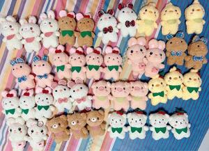 ソフトクローマシンおもちゃミニプッシュおもちゃクレーンマシン用ぬいぐるみテディベア小さなキーホルダー - Product Image 6