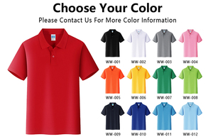 Wholesale Custom Men's Short Sleeve Golf Casual Polos Cotton <b>T</b>-Shirts with Embroidered Logo Print Advertisement Promotion - Product Image 2