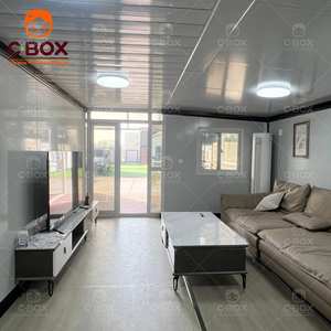 Cbox Upgrade Luxury 40ft Villa mobile extensible, hôtel pliable, bar, entrepôt, résidence avec cuisine, maison préfabriquée en conteneur - Product Image 4