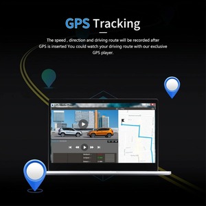 11 inch màn hình cảm ứng dòng phương tiện truyền thông Xe DVR Dash Cam ống kính kép Xem phía sau gương tự động Dashcam ghi video xe HD Dash máy ảnh - Product Image 4