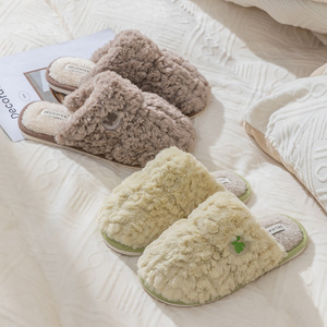 Wholesale New Products PVC <b>Sole</b> Couple's Cotton <b>slippers</b> Plush Lining Thermal Cotton <b>slippers</b> With Brand New High Quality - Product Image 2