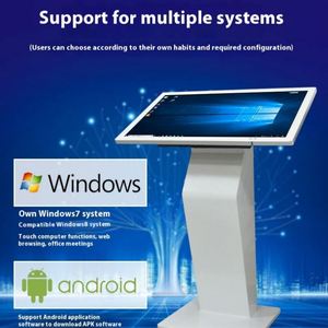 Máquina publicitaria de pie de señalización digital interior multitáctil capacitiva de autoservicio - Product Image 5