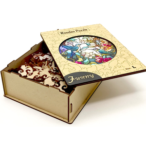 Puzzle per Adulti e Bambini, Giocattoli Educativi Fai-da-Te, Set di Puzzle in <span class=keywords><strong>Scatola</strong></span>, Puzzle in <span class=keywords><strong>Legno</strong></span> di Animali all'Ingrosso - Product Image 4