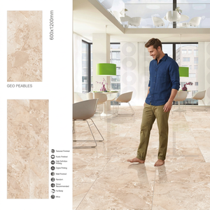 Desert Bianco Marble Look Porcelain Floor Wall Tiles 600x1200mm Polished Glazed For Commercial Projects - Product Image 2