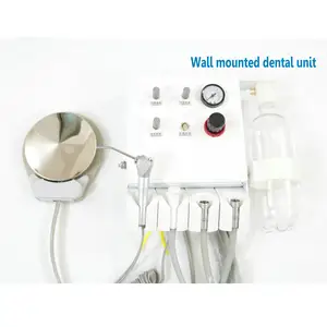 Mobile Dental Stuhl Ersatzteile Wand kleiner Zahnarzt stuhl mit Speichel auswerfer absaugung