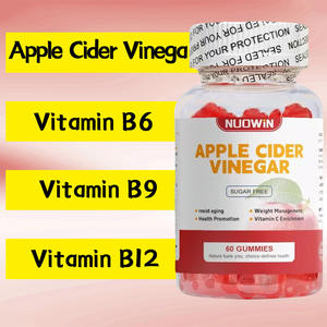 วิตามินกัมมี่แอปเปิ้ลไซเดอร์วีเนการ์คีโตสูตรเฉพาะ 1000 มก. ช่วยลดน้ำหนัก ดีท็อกซ์ ล้างสารพิษ สมุนไพรเสริมอาหาร ปราศจากเจลาติน สำหรับผู้ใหญ่และวัยรุ่น - Product Image 2