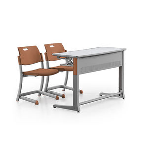 Mesa y Silla Modular para Aula, Moderna, Duradera y Ecológica, Escritorio Doble para Estudiantes, Precio de Fábrica - Product Image 4