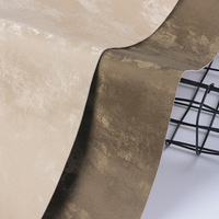 Nouveauté : Matière extensible en cuir PU style velours 0,8 mm pour sacs et sets de table