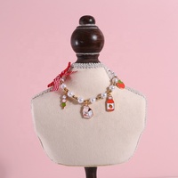 Collier de perles élégant et raffiné pour animaux de compagnie, collier de princesse pour chien, ornement pour chat, accessoires pour vêtements et accessoires pour animaux de compagnie