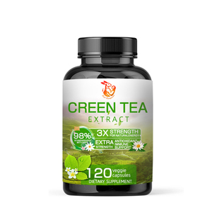 Cápsulas de Extracto de Té Verde de Alta Potencia para el Control de Peso, Suplemento Natural a Base de Hierbas para una Digestión Saludable y Pérdida de Peso - Product Image 1