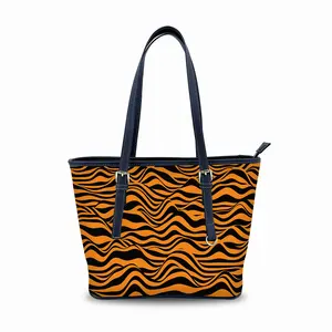 Designer High Quality Luxury Tote Leather Handbags Fancy Tote Bag Leopard Pattern Women Multi Pocket Tote Bag