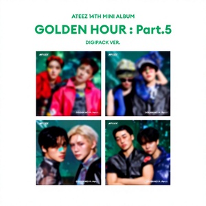 ATEEZ - GOLDEN HOUR: Parte 5 (VERSIÓN DIGIPACK) Álbum Oficial de Kpop Coreano en CD - Product Image 1