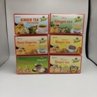 Thé instantané au curcuma et au gingembre saveur herbes fraîches, boisson santé amincissante en boîte et en sachet – Offre Spéciale