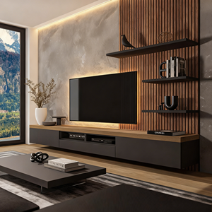 <span class=keywords><strong>ชั้น</strong></span><span class=keywords><strong>ว</strong></span>างที<span class=keywords><strong>ว</strong></span>ีไม้เนื้อแข็งพร้อมไฟ LED อบอุ่นในตั<span class=keywords><strong>ว</strong></span>และชั้นวางแบบเปิด สร้างบรรยากาศห้องนั่งเล่นที่อบอุ่น <span class=keywords><strong>ราคา</strong></span>ดีที่สุด รองรับที<span class=keywords><strong>ว</strong></span>ี - Product Image 5