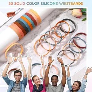 Pulseira de silicone colorida para crianças, pulseira de borracha com logotipo personalizado de fábrica, cartão de visita em branco, dropshipping grátis