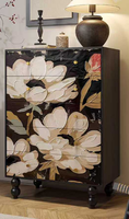 Commode vintage française, buffet d'hôtel, armoire de rangement murale pour chambre à coucher, commode à tiroirs pour la maison