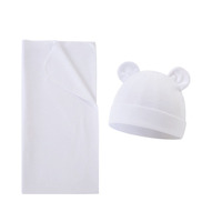 Handuk bedong bayi baru lahir & selimut, warna murni 100% katun anti-debu tungau semua musim bayi untuk mandi