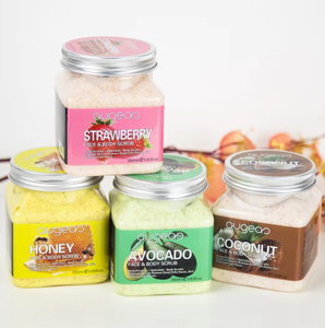 Exfoliante Corporal Herbal con Aroma a Fresa, Blanqueador, Hidratante y Aclarante, Venta al por Mayor, Marca Privada OEM - Product Image 1