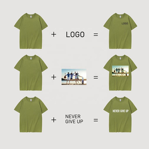 उच्च गुणवत्ता वाले पुरुषों की 100% कपास प्रीमियम हेवीवेट सादे ढीले कैजुअल कस्टम प्रिंटिंग लोगो टी-शर्ट टी-शर्ट - Product Image 2