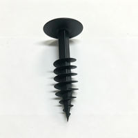 Cheville d'isolation en PP avec filetage métrique, cheville d'ancrage en plastique pour la fixation des panneaux d'isolation thermique