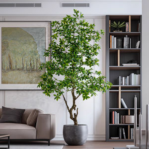 Nouveauté, vente chaude, plantes nordiques simulées, 135 cm, <span class=keywords><strong>pieris</strong></span> japonica en plastique, grand <span class=keywords><strong>arbre</strong></span> pour la maison, l'hôtel, le bureau, le paysage - Product Image 2