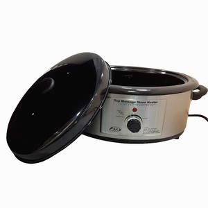 Profession elle Therapie werkzeuge Lieferant 750W Spa 6 Quart elektrische Heiz maschine Heiß <span class=keywords><strong>massage</strong></span> Stein heizung - Product Image 5