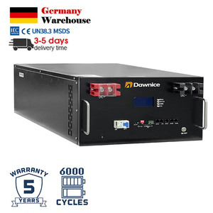 10 ans de garantie 6000 cycles profonds 51.2V 10Kw 16S 200A BMS stockage d'énergie domestique batterie solaire au lithium-ion 48V 200Ah batterie LiFePO4 - Product Image 1