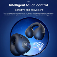 Headset Nirkabel TWS Bt5.3 HiFi Sound, HD Call, In-Ear, Sport Pods, Gaming Earphone, Headphone Konduksi Tulang, Ear Clip, Earbuds