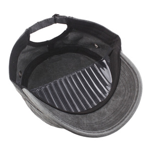 Gorra de Béisbol Ajustable de PVC de 6 Paneles para Hombre <span class=keywords><strong>JC</strong></span>, Gorra Plana Estilo Trucker, Clásica para las Cuatro Estaciones, para Actividades al Aire Libre - Product Image 4