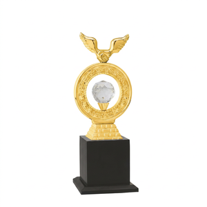 Statue en métal élégante POOJA GIFT CORPORATION Modèle 776 – Trophées de bureau professionnels - Product Image 1