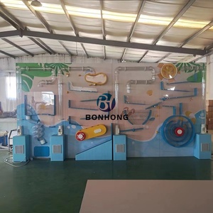 Bonhong <span class=keywords><strong>Jeu</strong></span> de tuyauterie mural interactif à thème personnalisé de qualité supérieure pour aire de jeux de balles - Product Image 6