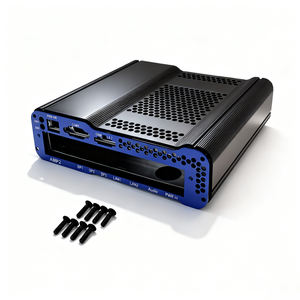 لوحة أمامية لهيكل هيكل هيكل الألومنيوم المؤكسد الأزرق المخصص للمعدات الصناعية الصغيرة - Product Image 1