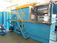 Machine de flottation à air dissous (DAF) pour abattoir de volailles avec PLC pour l'élimination du sang, des graisses et des plumes, recyclage des eaux usées, garantie 1 an