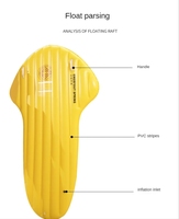 Jet Ski gonflable Durable été plage fête piscine flotteur chaise longue eau jouets amusants pour la natation
