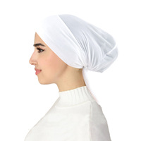 Hijab Innerrcap en polyester de haute qualité, maille ajourée, respirant et rafraîchissant pour l'été, confortable pour les femmes musulmanes, cadeau idéal (Ming cat)