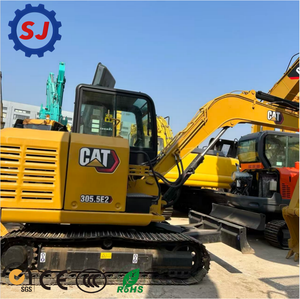 รถขุดมือสองคุณภาพสูง รุ่น Mini Cat305.5e2 พร้อมใบมีดดันดิน สำหรับงานดินดิบ รถขุดตีนตะขาบมือสอง Cat 305.5 305.5e 305.5e2 - Product Image 3