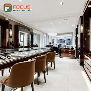 Sistema de Muebles Minimalistas para Joyería, Mostrador de Joyería con Superficie Pulida para Centro Comercial - Product Image 6