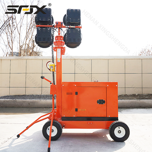 Chiếu sáng di động tháp Trailer gắn ánh sáng di động tháp dẫn chiếu sáng tháp với Trailer - Product Image 4