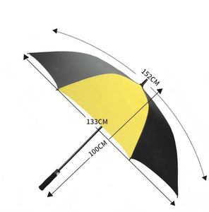 30 Inch Budget Black and Yellow Custom Golf <b>Umbrellas</b> for Sports Events 23 Inch 27 Inch - Product Image 2