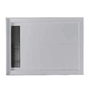 Base de douche en acrylique blanc de 60x36 pouces/casserole/plateau couvercle en acier inoxydable produit du fabricant en fibre de verre pour salle de bain Amérique du <span class=keywords><strong>Nord</strong></span> - Product Image 1