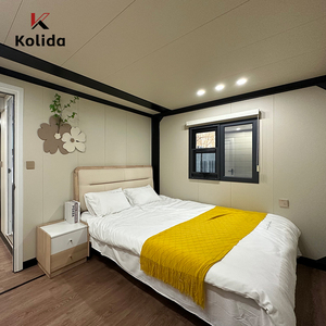 <span class=keywords><strong>Casa</strong></span> Expandible de Doble Ala con <span class=keywords><strong>Aura</strong></span> Verde, Vivienda Modular Sostenible Fuera de la Red - Product Image 5