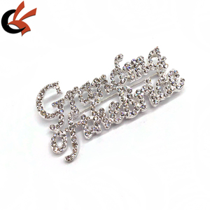 Broches de cristal de abuela de la novia para decoración de fiesta de boda - Product Image 3